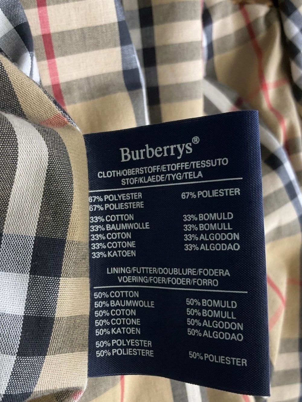 Authenticated Vintage Burberrys London Trench Coat Beige Size 10 Made in England - Picture 7 of 8